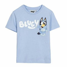T-shirt à manches courtes enfant Bluey Bleu clair