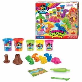 Lexibook Kit de dinosaures en pâte à modeler fluorescente