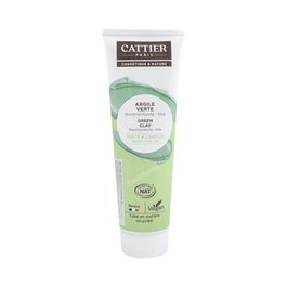 Cattier Argile Verte en Tube 400 g - Masque Purifiant Peau Grasse