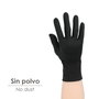 WOLFPACK LINEA PROFESIONAL Gants jetables en nitrile noir Taille S épais