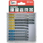 Metabo Lot de 10 lames pour scies sauteuses pour bois, métal et plastique