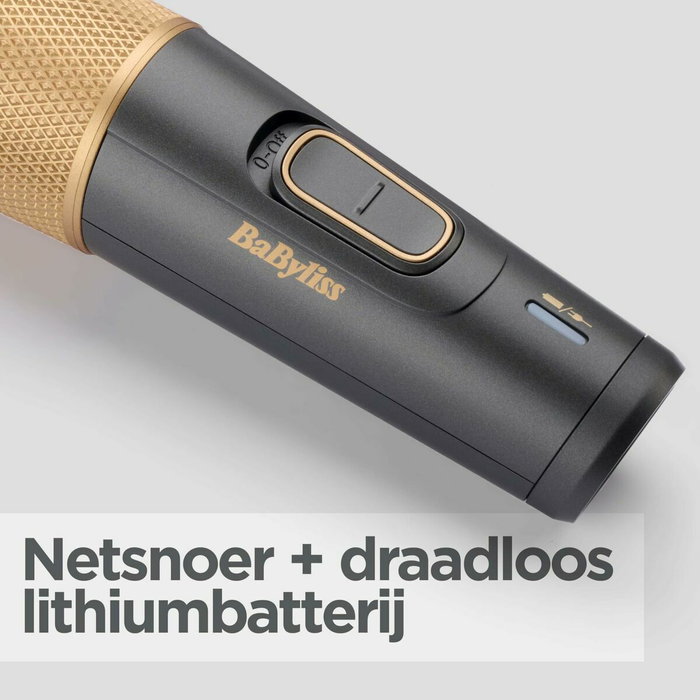 Babyliss Tondeuse à Cheveux Professionnelle Graphite Precision Sans Fil, 160 min Autonomie, 28 Réglages Longueur (0.6-28mm), 8 Sabots