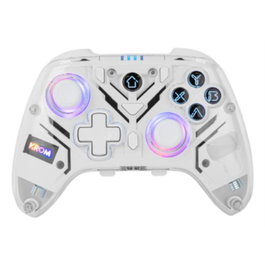 Krom Krystal Manette sans fil Bluetooth 5.0 RGB pour PC, Android, iOS, Nintendo Switch, Switch 2