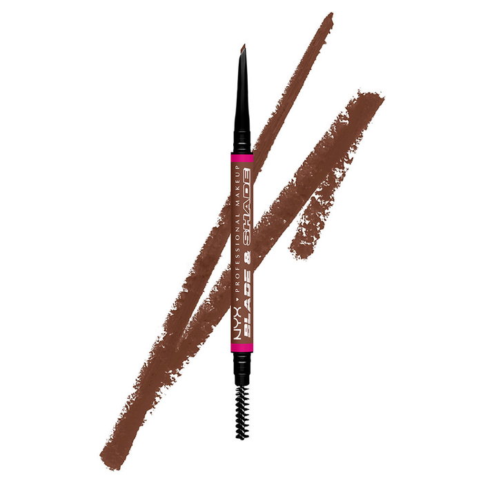 Nyx Professional Make Up Crayon à sourcils BLADE & SHADE NANO #08-Chocolat 1 unité