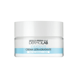 Deborah Dermolab Crème de Jour Hydratante au Complexe d'Acide Hyaluronique Visage 50 ml - Soin Anti-Âge