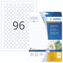Herma Étiquettes rondes amovibles 20mm, 2400 pièces (25 feuilles A4)