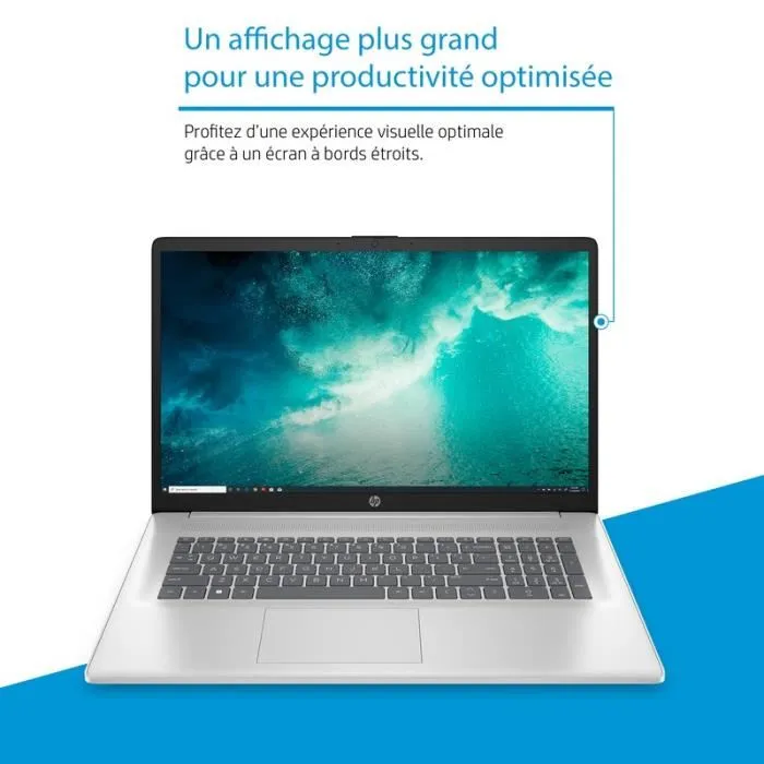 HP PC Portable 17-cn3013nf 17,3" HD+ Intel Core i3-N305 8Go RAM 512Go SSD Windows 11 AZERTY