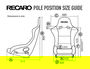 Recaro RC070770184A Siège Baquet Sportif Velour Noir Pilote&Co-Pilote Tuv Pole Position