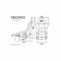 Recaro Siège Pole Position Velours Noir Pilote & Copilote (TUV)