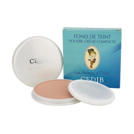 Cedib Fond de Teint Poudre Crème Compact Teinte 17 - Maquillage Longue Tenue, Finition Mate