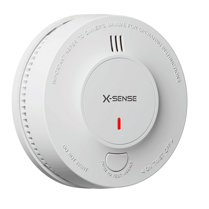 X-Sense Détecteur de fumée SD19 / ZASXS00156WEU Blanc avec Batterie lithium intégrée 10 ans, Certifié EN 14604