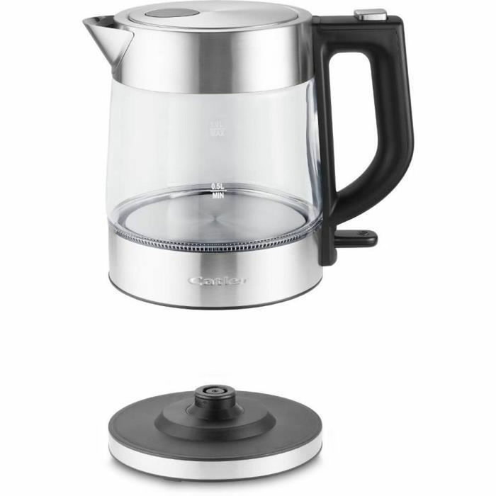 Catler KE 411 Bouilloire électrique en verre et acier inoxydable 1 L