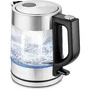 Catler KE 411 Bouilloire électrique 1 L - Design métal et verre, LED bleue, arrêt automatique et sécurité anti-débordement