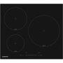 Daewoo Plaque de cuisson à induction 3 foyers 60 cm Noir