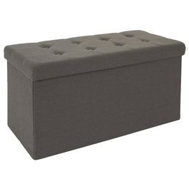 Home Deco Factory Pouf Pliable Eleonor Gris