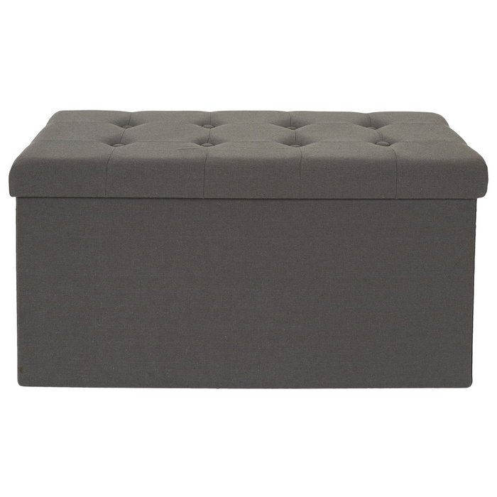 Home Deco Factory Pouf Pliable Eleonor Gris