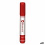 Bismark Marqueur permanent Rouge 1,5 mm (12 Unités) la collection