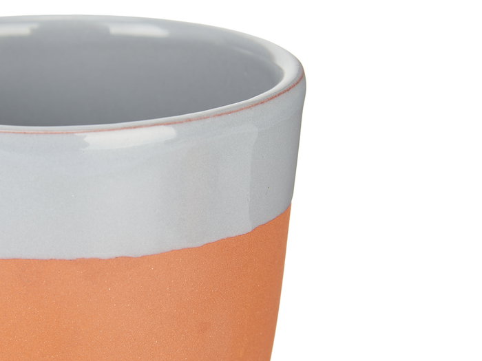 La Dehesa Verre en terre cuite gris 330 ml 9x9x9.5 cm compatible micro-ondes et lave-vaisselle (Set de 24)