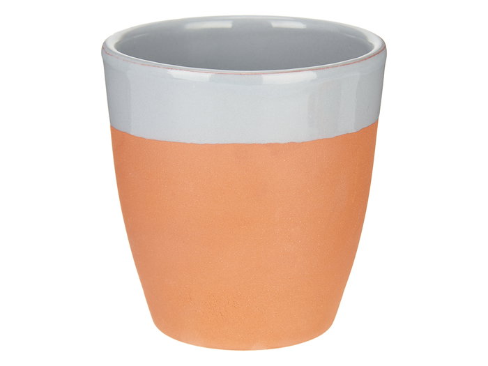 La Dehesa Verre en terre cuite gris 330 ml 9x9x9.5 cm compatible micro-ondes et lave-vaisselle (Set de 24)