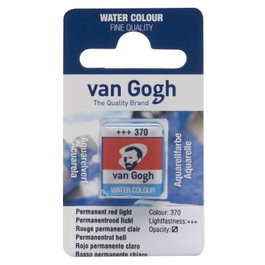 Van Gogh Aquarelle Pastille Rouge Permanent Clair 370