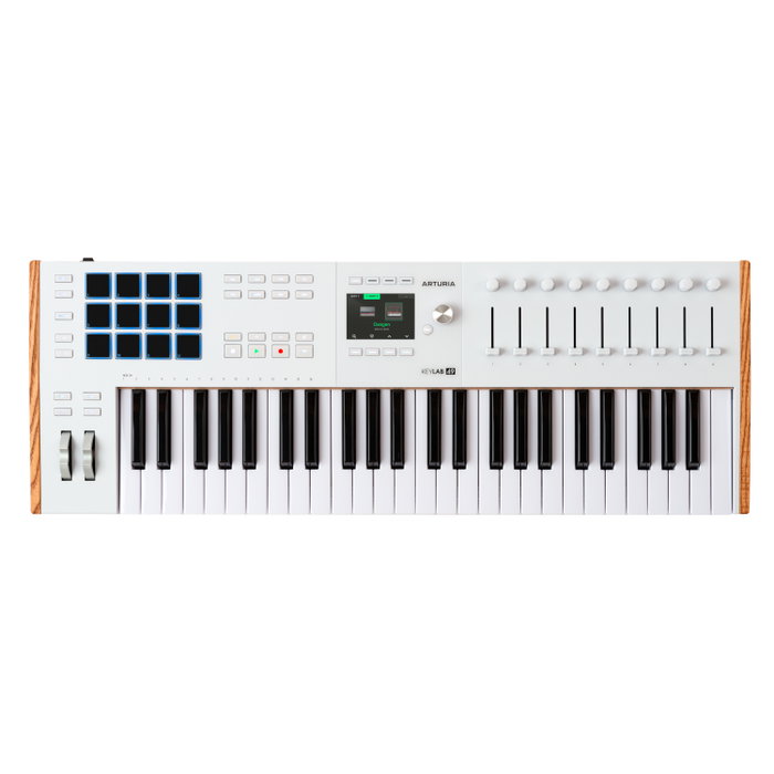 ARTURIA Keylab 49 Mk3 White - Clavier maître MIDI USB 49 touches avec Aftertouch, écran couleur, Analog Lab Pro ARTURIA Keylab 49 Mk3 White - Clavier maître MIDI USB 49 touches avec Aftertouch, écran couleur, Analog Lab Pro