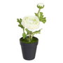 BigBuy Home Plante décorative Polyester Polyéthylène Fer Fleur