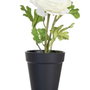 BigBuy Home Plante décorative Polyester Polyéthylène Fer Fleur