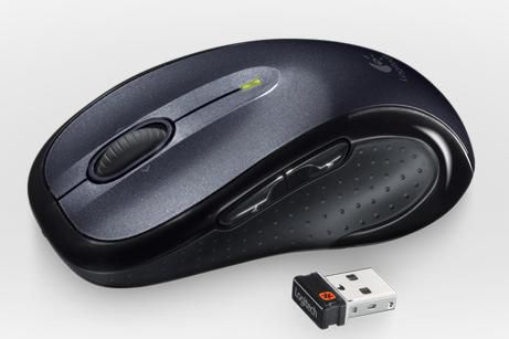 Logitech Souris Sans Fil M510 Ergonomic Laser, 7 Boutons, Molette Inclinaison, Récepteur Unifying USB, Batterie 2 Ans, pour Droitier Windows/macOS/Chromebook
