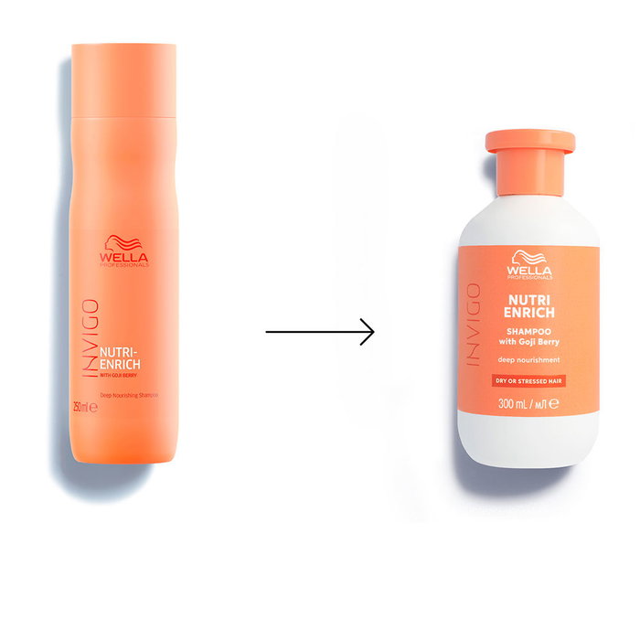 Wella Professionals INVIGO NUTRI-ENRICH Shampooing nutrition profonde cheveux secs/abîmés 300 ml