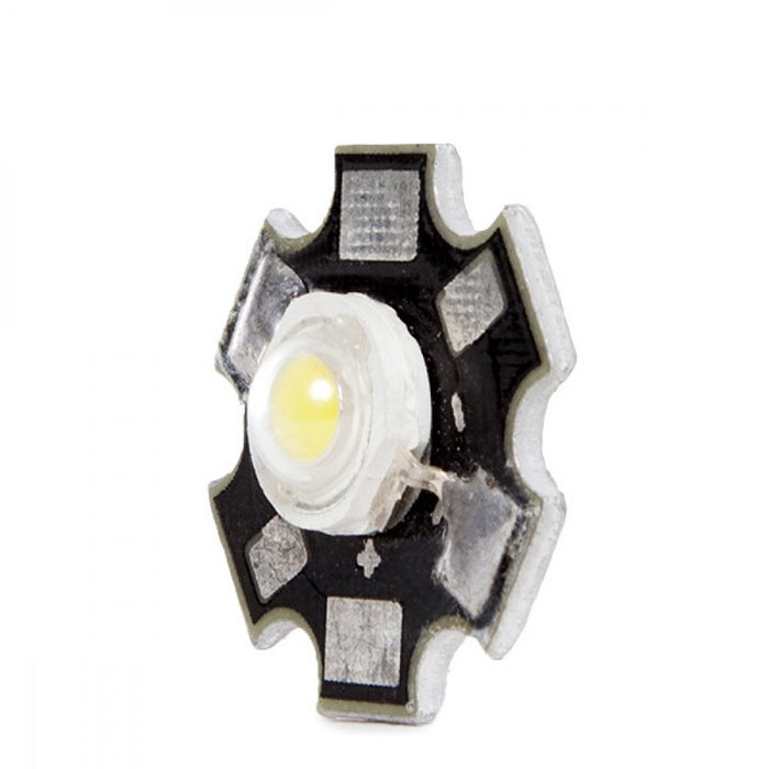 LED High Power 3W 220Lm 6000K 45X45 Disipador LED High Power 3W 220Lm 6000K 45X45 Disipador