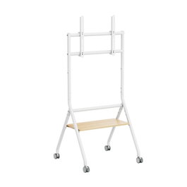 Ewent Support Sol sur Roues avec Frein pour TV 37-86 Pouces EW1582, Jusqu'à 80kg