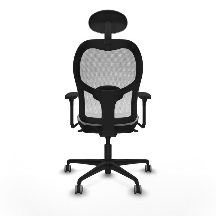 Piqueras y Crespo Chaise de Bureau avec Appui-tête Jorquera 3D036G1 Gris clair