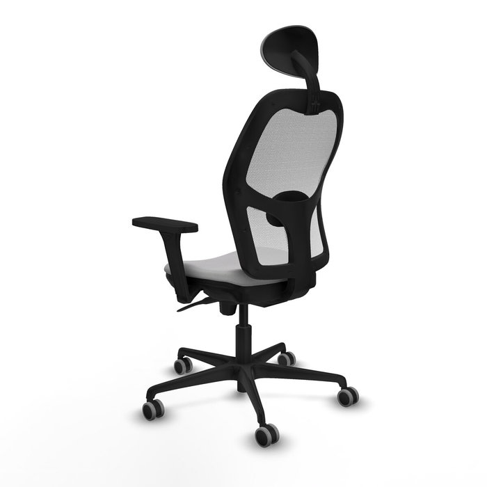 Piqueras y Crespo Chaise de Bureau avec Appui-tête Jorquera 3D036G1 Gris clair