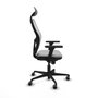 Piqueras y Crespo Chaise de Bureau avec Appui-tête Jorquera 3D036G1 Gris clair