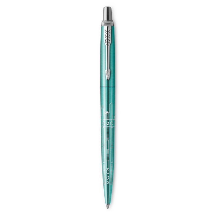 Parker Jotter SE Miami Stylo à bille M Blue/Green/Silver Parker Jotter SE Miami Stylo à bille M Blue/Green/Silver