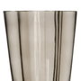 BigBuy Home Vase Gris Verre 15,5 x 15 x 25 cm
