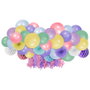 Party Time Guirlande de Ballons Multicolore
