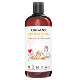 MUNNAH Gel de douche bio calendula et camomille 250 ml