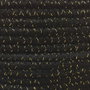 Totally Addict Lot de 3 Paniers de Rangement Noirs et Dorés