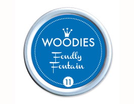 Woodies Almohadilla de tinta Foundly Fontain 38x22mm