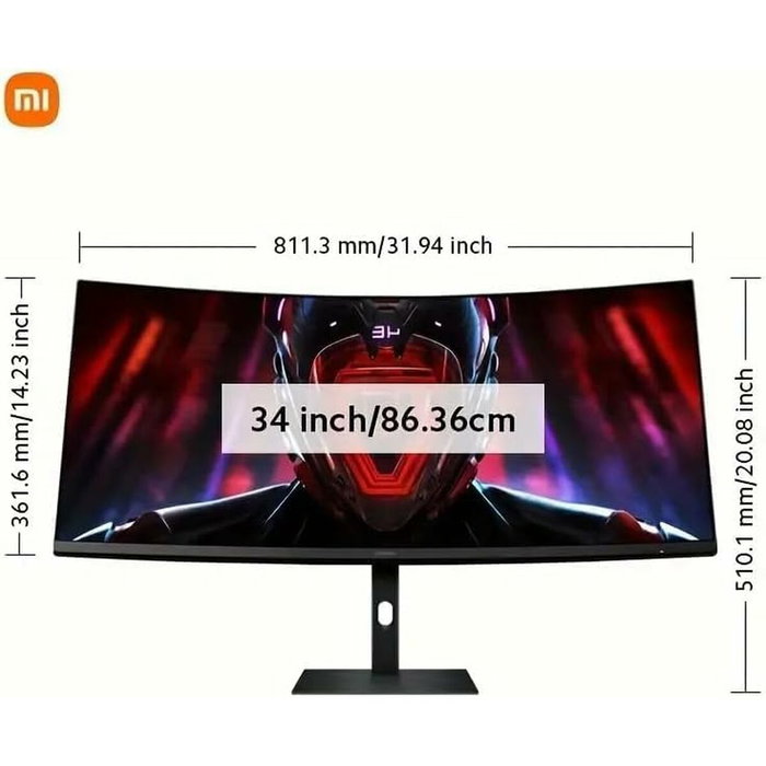 Xiaomi G34WQi Écran PC Gamer incurvé 34 pouces WQHD Xiaomi G34WQi Écran PC Gamer incurvé 34 pouces WQHD