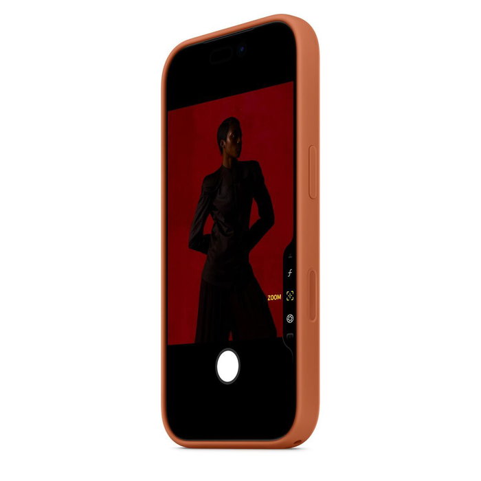 Apple Coque en silicone avec MagSafe pour iPhone 17 Pro - Terra Cotta
