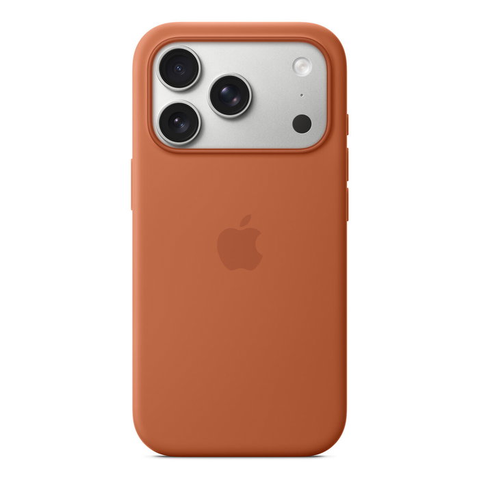 Apple Coque en silicone avec MagSafe pour iPhone 17 Pro - Terra Cotta