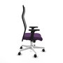 Piqueras y Crespo Chaise de Bureau Albacete Violet et Noir