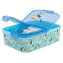 Stor - Sandwichera Bluey avec multiples compartiments 18x13.50x6 cm en polypropylène (PP) pour enfant