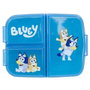 Stor - Sandwichera Bluey avec multiples compartiments 18x13.50x6 cm en polypropylène (PP) pour enfant