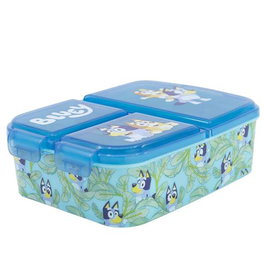 Stor - Sandwichera Bluey avec multiples compartiments 18x13.50x6 cm en polypropylène (PP) pour enfant