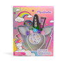 Martinelia Set de beauté Little Unicorn 85498 - Diadème unicorne avec oreilles et cuerno brillant + 3 brillants à lèvres hydratants - À partir de 3 ans