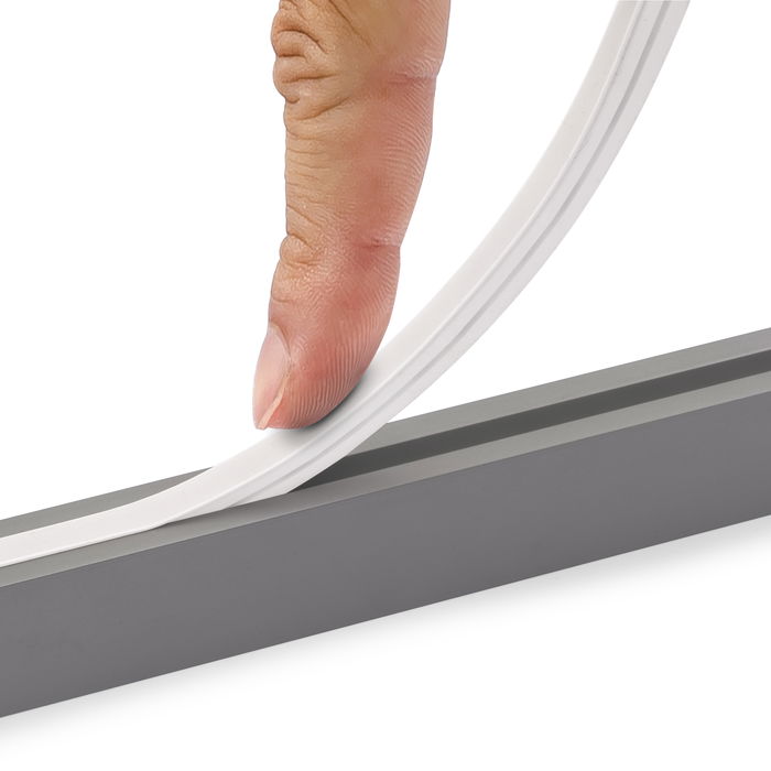 Emuca Kit barre pour armoire Luxe, ruban LED 4,5x8 Neonlynx V, détecteur de mouvement RF Smart et convertisseur Smart (24V DC), longueur 900mm, Lumière blanche chaude 2.700K, Aluminium et Plastique, Titane Emuca Kit barre pour armoire Luxe, ruban LED 4,5x8 Neonlynx V, détecteur de mouvement RF Smart et convertisseur Smart (24V DC), longueur 900mm, Lumière blanche chaude 2.700K, Aluminium et Plastique, Titane