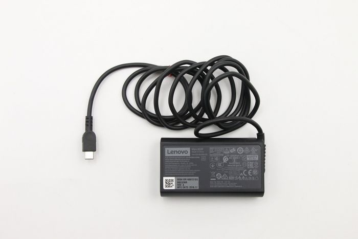Lenovo Adaptateur secteur 65W pour PC portable (20V/15V/9V/5V) - Compatible avec les modèles Ideapad et autres